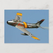 F-86 Sabre-Briefkaart Briefkaart (Voorkant)