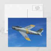 F-86F "Beaubuch" Briefkaart (Voorkant / Achterkant)