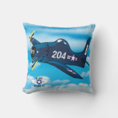F-8F bearcat-cartoon Kussen (Voorkant)