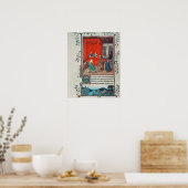 f.93v De geboorte van John the Baptist and the Bap Poster (Keuken)