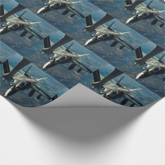 F/A 18 bijtanken Cadeaupapier (Hoek)