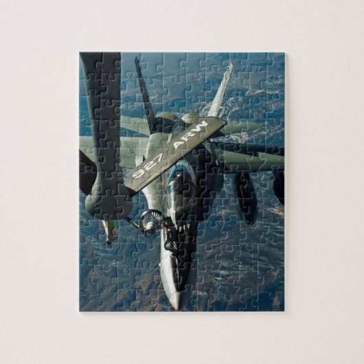 F/A 18 bijtanken Legpuzzel (Verticaal)