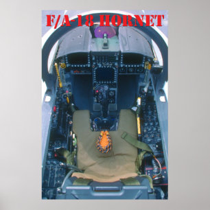 F/A-18 Cockpit-Poster Poster