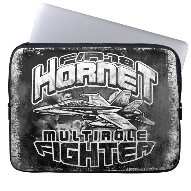 F/A-18 Hornet Computer Sleeve Electronics Bag (Voorkant)