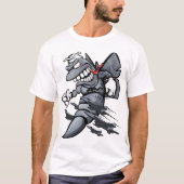 F/A-18 Hornet Fighter Attack Militaire Cartoon Jet T-shirt (Voorkant)