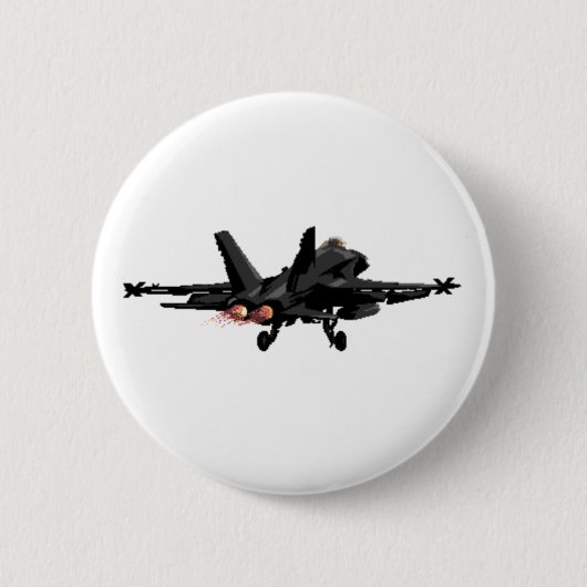 F/A-18 Hornet Fighter Jet Button (Voorkant)