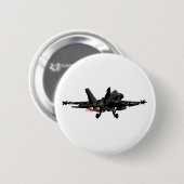F/A-18 Hornet Fighter Jet Button (Voorkant /achterkant)
