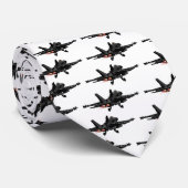 F/A-18 Hornet Fighter Jet Stropdas (Opgerold)