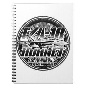 F / A-18 Hornet Notitieboek spiraal foto Notitiebo