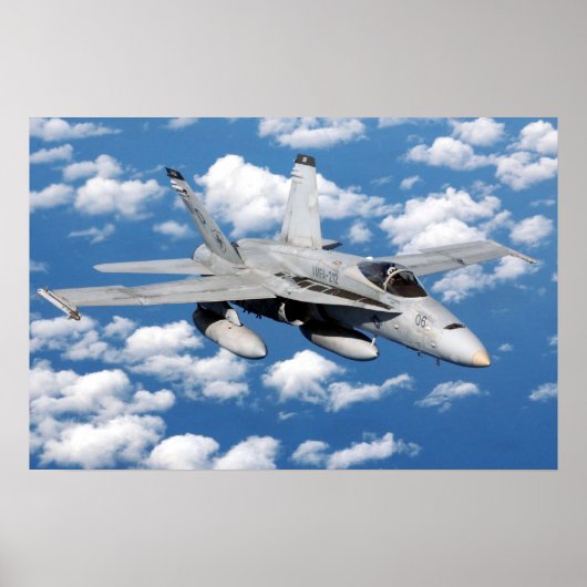 F/A-18 Hornet Poster (Voorkant)