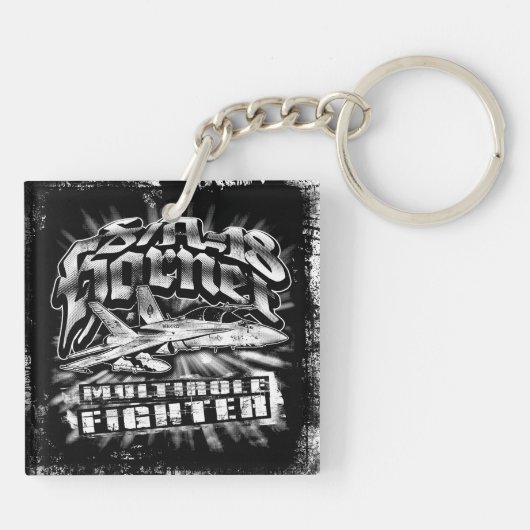 F/A-18 Hornet Sleutelhanger Acryl Sleutelhanger (Achterkant)