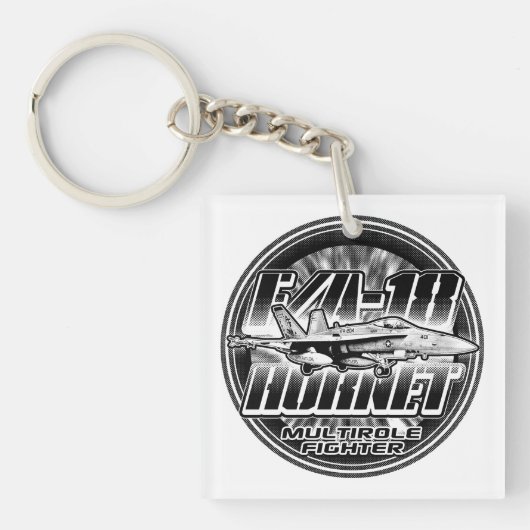 F/A-18 Hornet Sleutelhanger Acryl Sleutelhanger (Voorkant)
