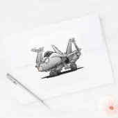 F/A-18 Hornet Vierkante Sticker (Envelop)