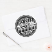 F/A-18 Klassieke Ronde sticker van Hornet (Envelop)