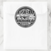 F/A-18 Klassieke Ronde sticker van Hornet (Tas)