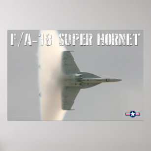 F/A-18 SUPER HORNET BOOM! POSTER