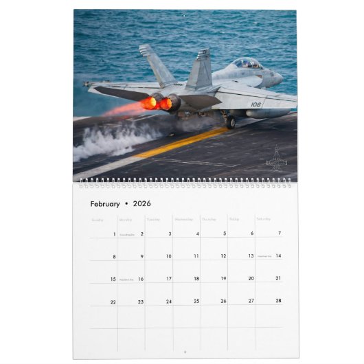 F/A-18 SUPER HORNET KALENDER (Feb 2026)