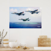 F/A-18 SUPER HORNET POSTER (Keuken)
