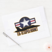 F/A-18 Super Hornet Rechthoekige Sticker (Envelop)