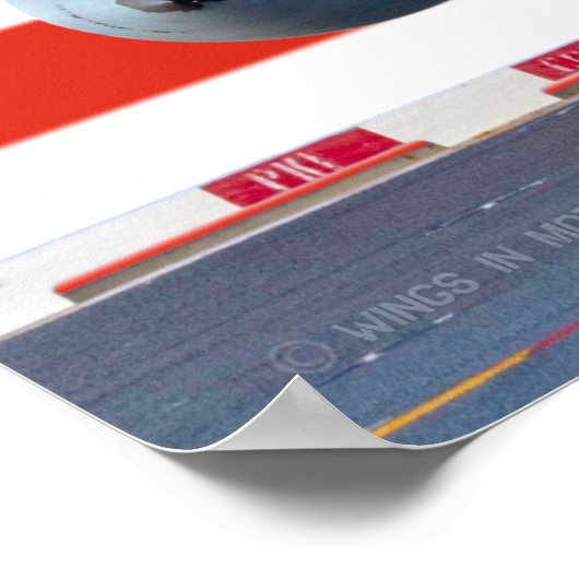 F/A-18 SUPER HORNET US FLAG POSTER (Hoek)