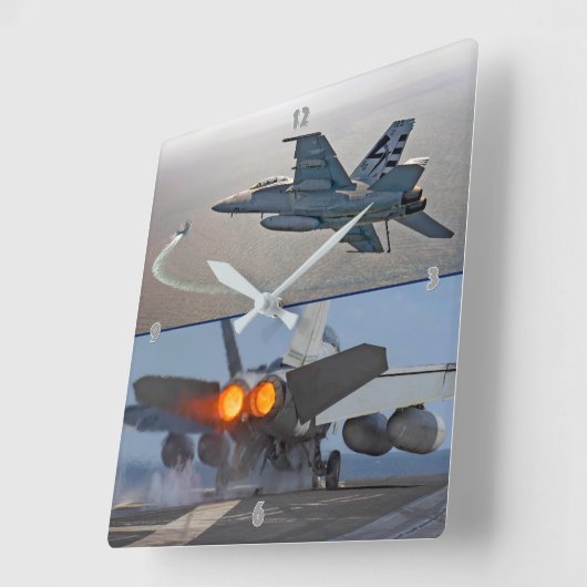F/A-18 SUPER HORNET VIERKANTE KLOK (Hoek)