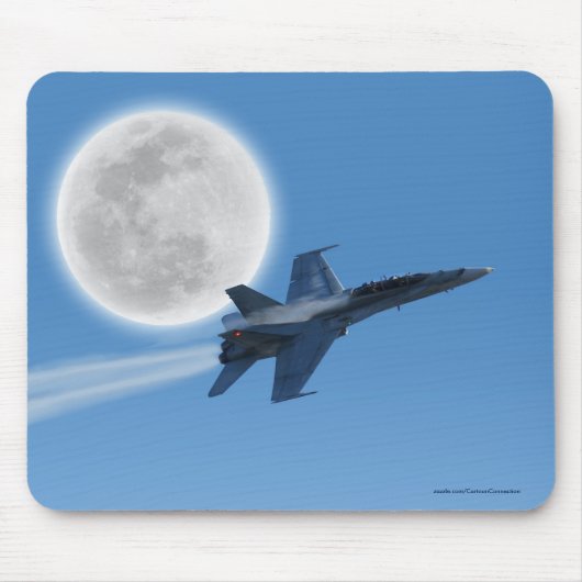 F/A-18 Vighter Jet Plane Air Show Stunt Muismat (Voorkant)
