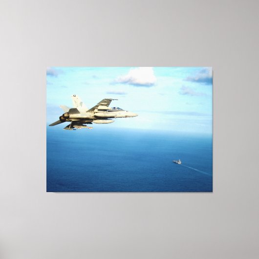 F/A-18A Hornet Strike Fighter Squadron 87 Canvas Afdruk (Voorkant)