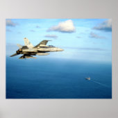 F/A-18A Hornet Strike Fighter Squadron 87 Poster (Voorkant)