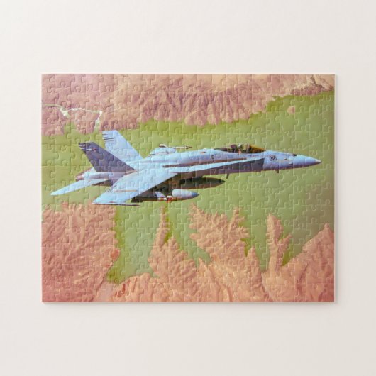 F/A-18C HORNET (11x14 INCH) Legpuzzel (Horizontaal)