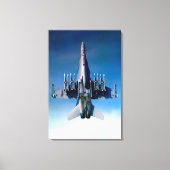 F/A-18C HORNET 24x36 Canvas Afdruk (Voorkant)