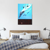 F/A-18C HORNET 24x36 Canvas Afdruk (Insitu (Slaapkamer))