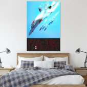 F/A-18C HORNET 32x48 Canvas Afdruk (Insitu (Slaapkamer))