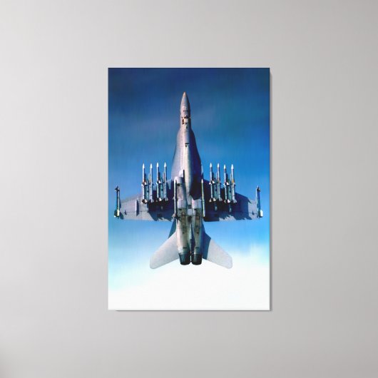 F/A-18C HORNET 32x48 Canvas Afdruk (Voorkant)