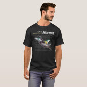 F/A-18C HORNET "Chippy Ho! 2004"T-shirt T-shirt (Voorkant volledig)