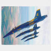 F/A-18C HORNET FLEECE DEKEN (Voorkant (Horizontaal))