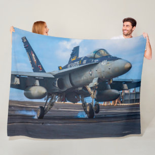 F/A-18C HORNET FLEECE DEKEN