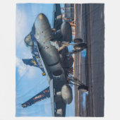 F/A-18C HORNET FLEECE DEKEN (Voorkant)