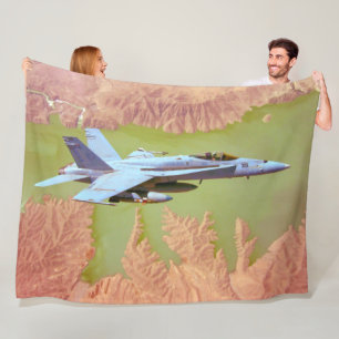 F/A-18C HORNET FLEECE DEKEN