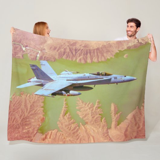 F/A-18C HORNET FLEECE DEKEN (In situ)