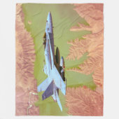 F/A-18C HORNET FLEECE DEKEN (Voorkant)