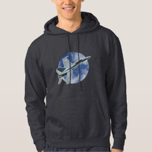 F / A-18C Hornet op een cirkelvormige wolk Hoodie