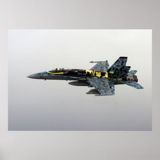 F/A-18C Hornet Poster (Voorkant)