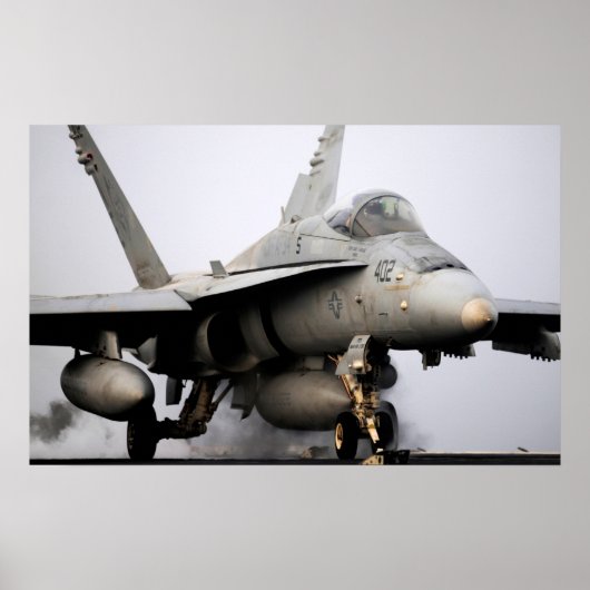 F/A-18C Hornet Poster (Voorkant)