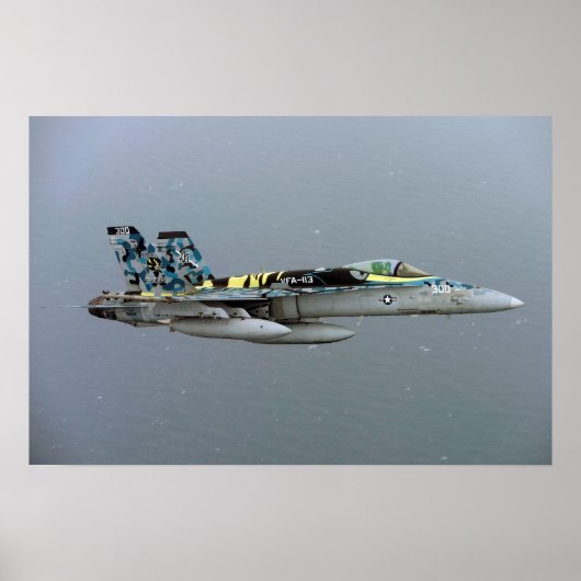 F/A-18C Hornet Poster (Voorkant)