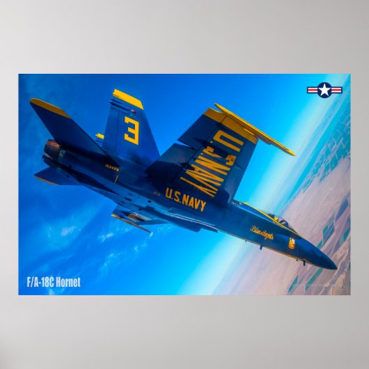 F/A-18C HORNET POSTER (Voorkant)