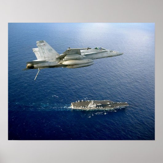F/A-18C Hornet Poster (Voorkant)