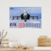 F/A-18C HORNET POSTER (Keuken)