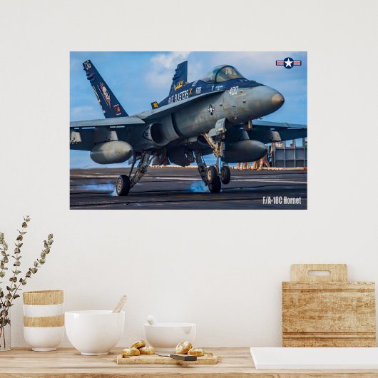 F/A-18C HORNET POSTER (Keuken)