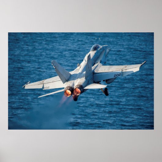 F/A-18C Hornet Poster (Voorkant)