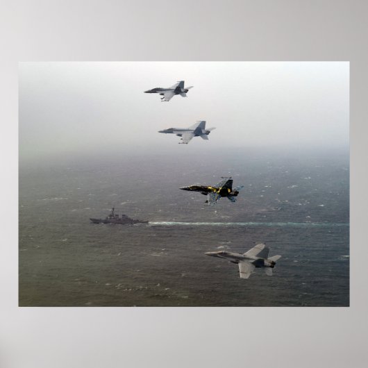 F/A-18C Hornet Poster (Voorkant)